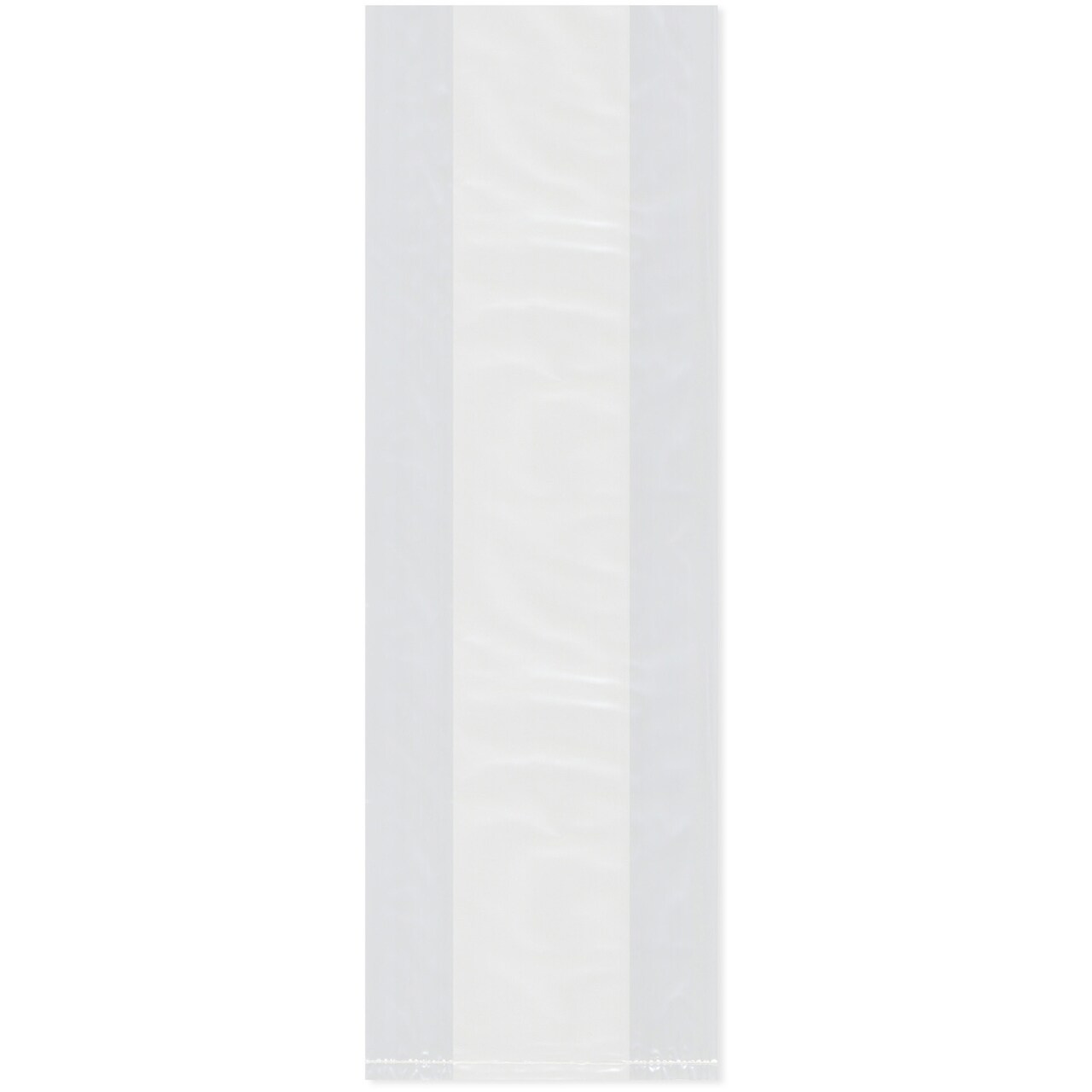 Plymor 6" x 3" x 18" (Pack of 100), 2 Mil Gusseted Plastic Bags